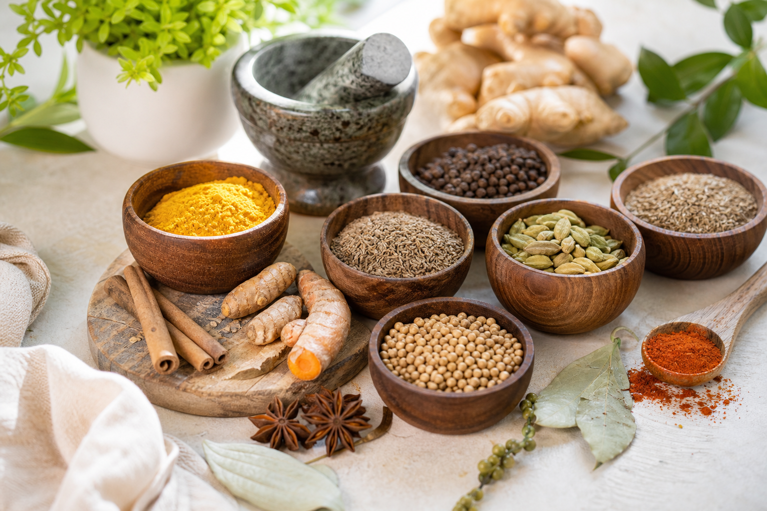 Ayurvedische Gewürze: mehr als nur Geschmack