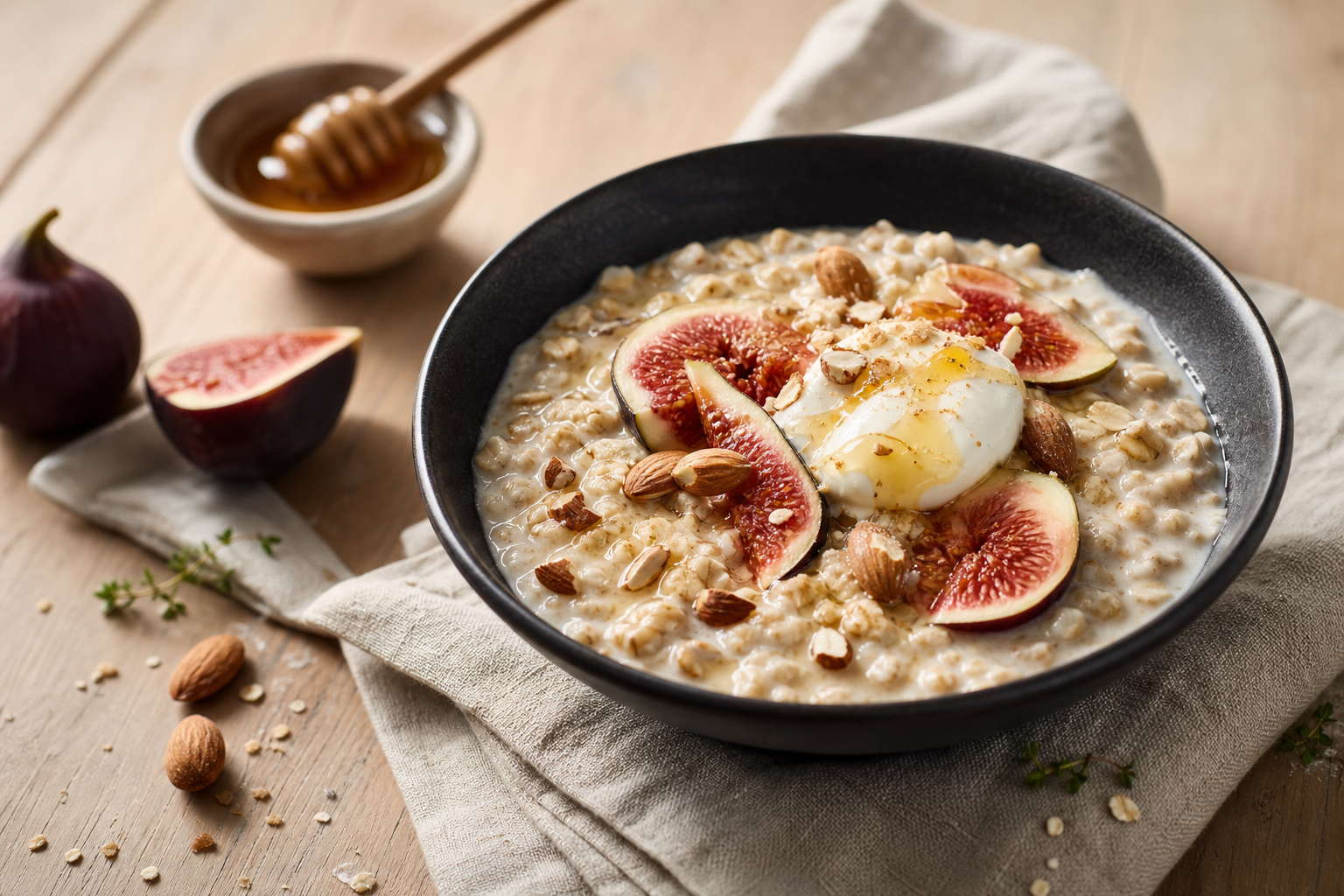 Warmes Feigen-Porridge